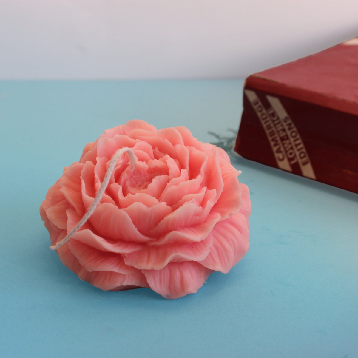 Peony Flower Candle