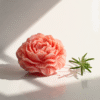 Peony Flower Candle